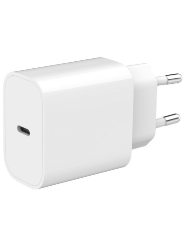 Gembird TA-UC-PD20-01-W cargador de dispositivo móvil Smartphone Blanco Corriente alterna Carga rápida Interior