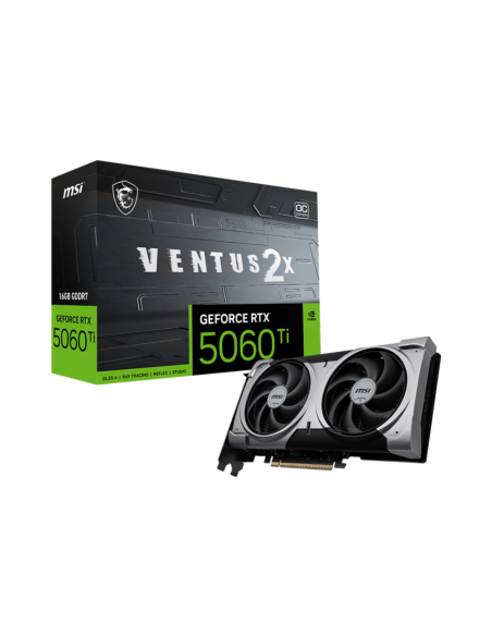 MSI VENTUS GeForce RTX 5060 TI 16G 2X OC PLUS NVIDIA 16 GB GDDR7