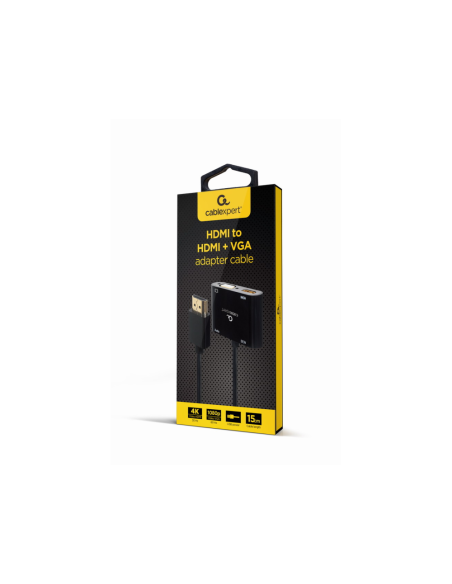 Gembird A-HDMIM-HDMIFVGAF-01 tarjeta y adaptador de interfaz HDMI, VGA