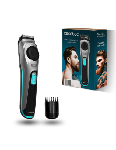 Cecotec Bamba PrecisionCare AllDrive Pro Negro, Plata Ión de litio