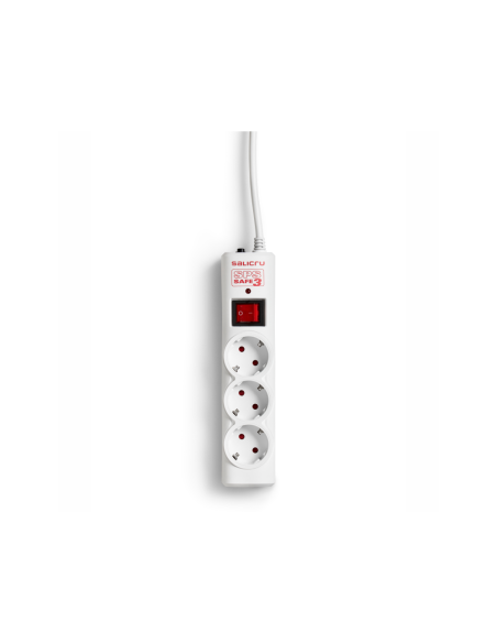 Salicru 680BA000001 limitador de tensión Blanco 3 salidas AC 250 V 1,5 m