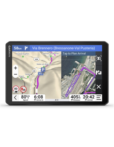 Garmin dezl LGV820 navegador Fijo 20,3 cm (8") TFT Pantalla táctil 405 g Negro