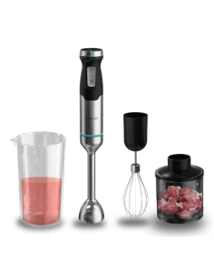 Cecotec Power Pulsar 2300MAX Cream&Crrush Batidora de inmersión 2300 W Negro, Acero inoxidable