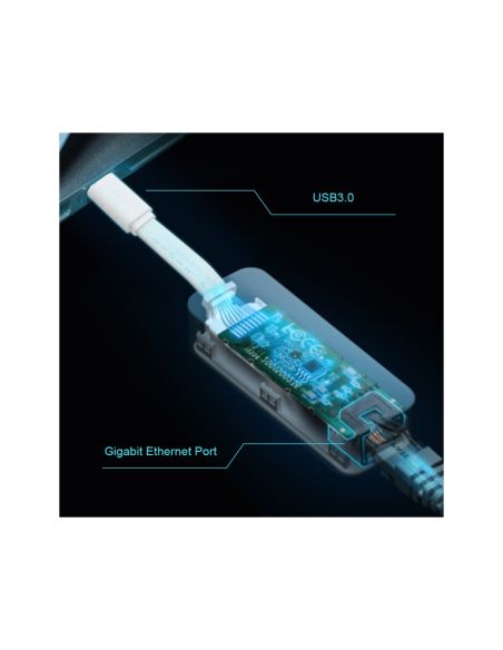 TP-Link UE300C adaptador y tarjeta de red Ethernet 1000 Mbit/s