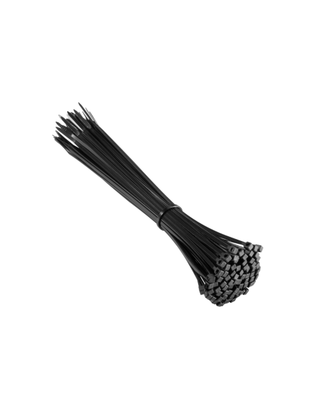 Ewent EW1564 presilla Brida de entrada paralela Nylon Negro 100 pieza(s)