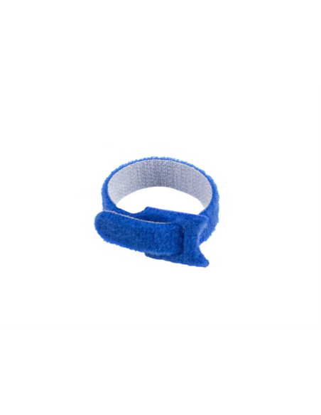 Lanberg ORG01-MT150-MC6 presilla Bridas adherentes para cables Tela Negro, Azul, Verde, Rojo, Blanco, Amarillo 12 pieza(s)