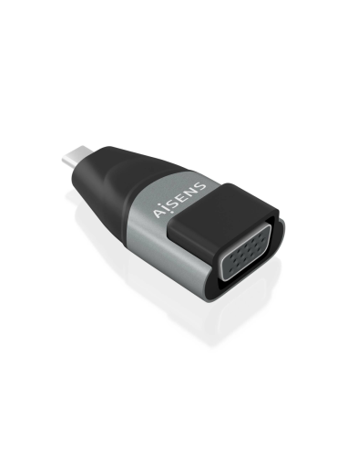 AISENS A109-0863 cambiador de género para cable USB C Negro, Gris
