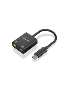 AISENS A109-0767 cambiador de género para cable 2x 3.5 mm