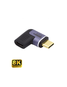 Ewent EC1048 cambiador de género para cable USB-C Negro, Púrpura