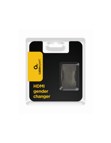 Gembird A-HDMI-FF cambiador de género para cable Negro