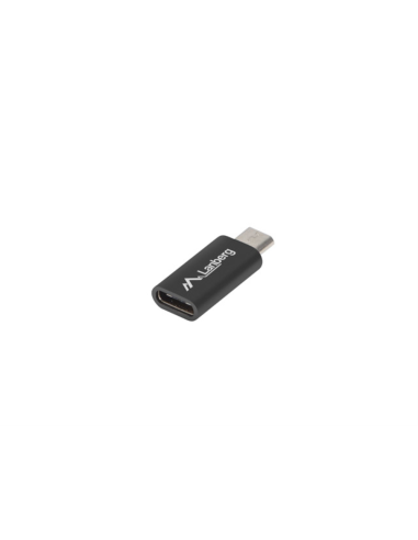 Lanberg AD-UC-UM-01 cambiador de género para cable Micro-USB 2.0 Type B USB 2.0 Type C Negro