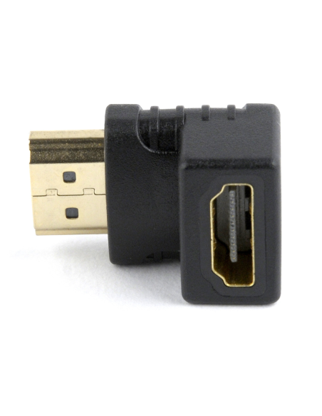 Gembird A-HDMI90-FML cambiador de género para cable HDMI Negro