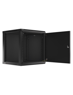 Lanberg WF01-6612-00B armario rack 12U Bastidor de pared Negro