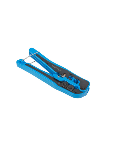 Lanberg NT-0202 crimpadora Herramienta para prensar Negro, Azul