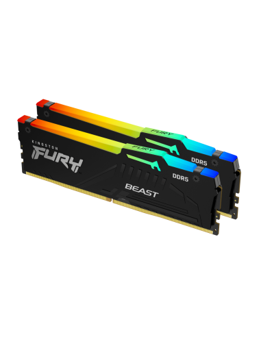 Kingston Technology FURY Beast 16 GB 5200 MT/s DDR5 CL40 DIMM (Kits de 2) RGB