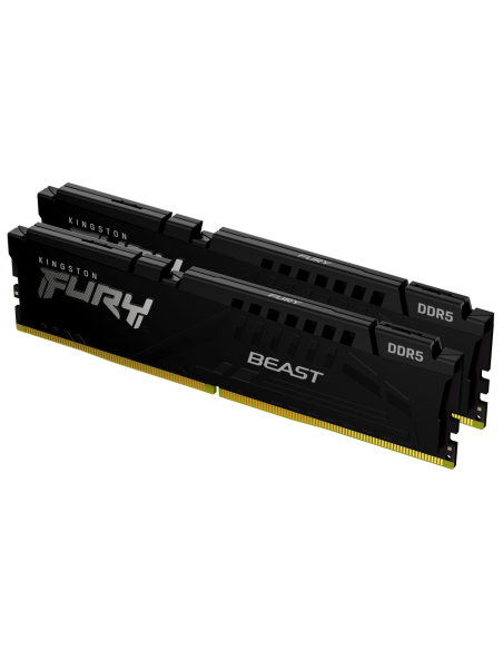 Kingston Technology FURY Beast 64GB 5200MT/s DDR5 CL40 DIMM (Kit de 2) Black