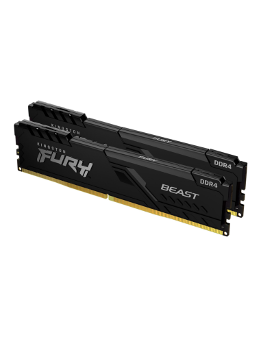 Kingston Technology FURY Beast 32GB 3200MT/s DDR4 CL16 DIMM (Kit de 2) Black