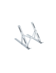 TooQ Soporte Elevador para Portátiles, Tablets, Móviles y Libros, Plata