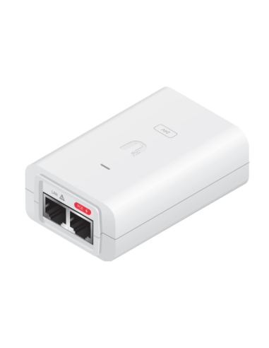 Ubiquiti POE-24-30W-G-WH adaptador e inyector de PoE Gigabit Ethernet 24 V