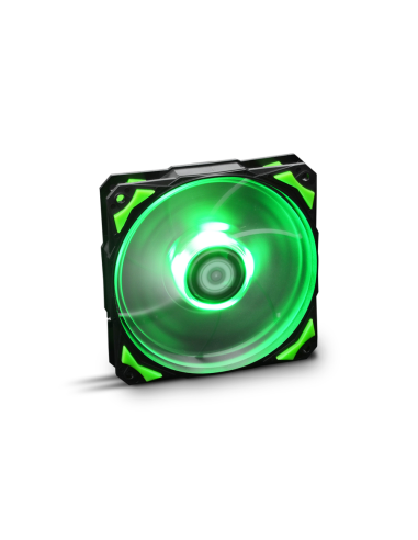 NOX Hummer H-Fan LED Carcasa del ordenador Ventilador 12 cm Negro, Verde, Blanco