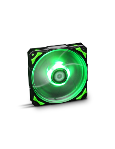NOX Hummer H-Fan LED Carcasa del ordenador Ventilador 12 cm Negro, Verde, Blanco