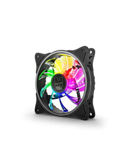 NOX A-Fan Carcasa del ordenador Ventilador 12 cm Negro 1 pieza(s)