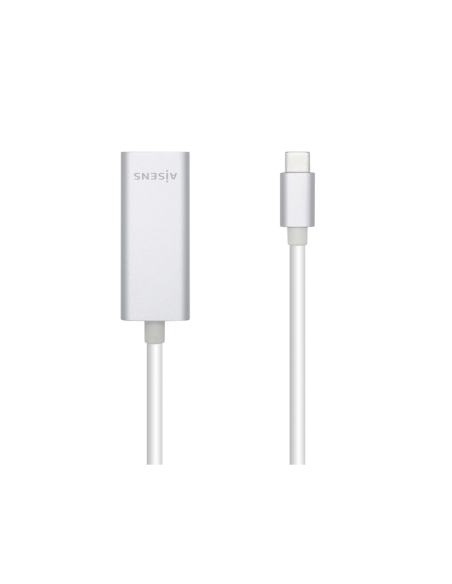 AISENS Conversor USB3.1 Gen1 USB-C A Ethernet Gigabit 10/100/1000 Mbps, 15 cm