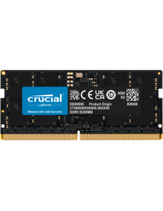 Crucial CT16G56C46S5 módulo de memoria 16 GB 1 x 16 GB DDR5 262-pin SO-DIMM ECC