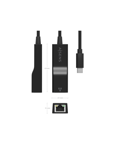 AISENS A109-0765 adaptador y tarjeta de red 1000 Mbit/s