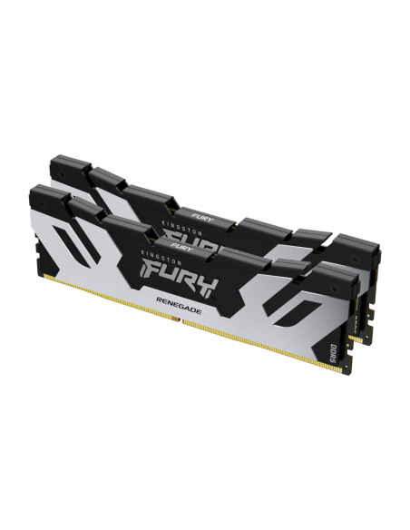 Kingston Technology FURY 32 GB 6400 MT/s DDR5 CL32 DIMM (Kits de 2) Renegade Silver