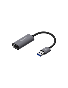 AISENS Conversor USB 3.0 A Ethernet Gigabit 10/100/1000 Mbps, Gris, 15cm 2