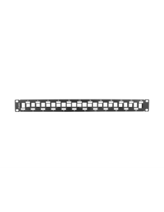 Lanberg PPKS-1224-B panel de parcheo 1U