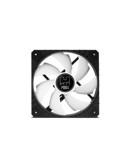 NOX Hummer H-FAN PRO Carcasa del ordenador Ventilador 12 cm Negro, Blanco