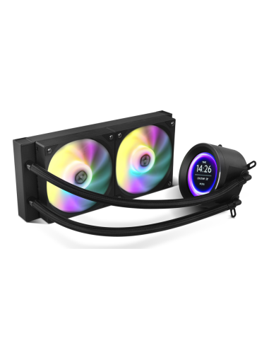 NOX Hummer X-240 LCD Procesador Refrigerador de aire 12 cm Negro 1 pieza(s)