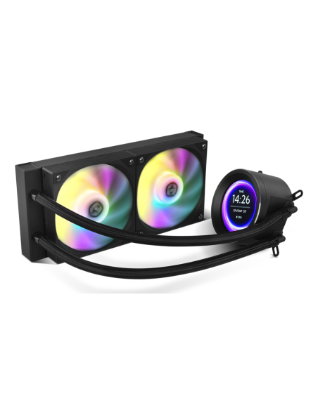 NOX Hummer X-240 LCD Procesador Refrigerador de aire 12 cm Negro 1 pieza(s)