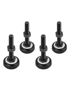 Lanberg AK-1602-B accesorio de bastidor Pie de nivelación para rack