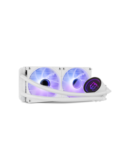 NOX Hummer M-240 ARGB Procesador Sistema de refrigeración líquida todo en uno 12 cm Blanco