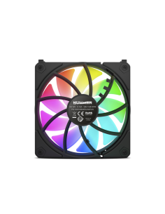 NOX Hummer NXHUMMERELINKBK sistema de refrigeración para ordenador Carcasa del ordenador Ventilador 12 cm Negro 1 pieza(s)