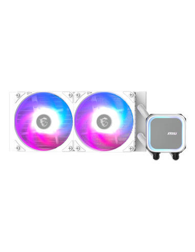 MSI MAG Coreliquid A13 240 WHITE Placa base, Procesador Sistema de refrigeración líquida todo en uno 12 cm Blanco 1 pieza(s)