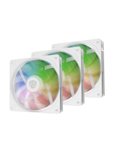 GENESIS Oxal 120 ARGB Carcasa del ordenador Ventilador 12 cm Blanco