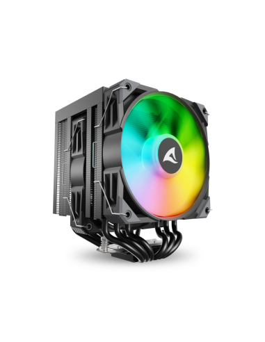 Sharkoon A60 RGB Procesador Refrigerador de aire 12 cm Negro 1 pieza(s)