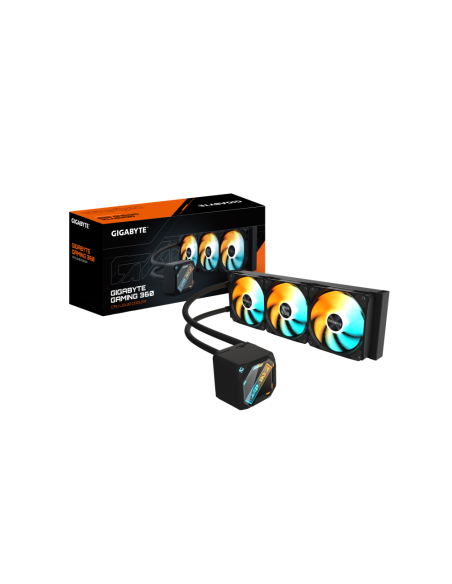 GIGABYTE GAMING 360 Procesador Sistema de refrigeración líquida todo en uno 12 cm Negro 1 pieza(s)