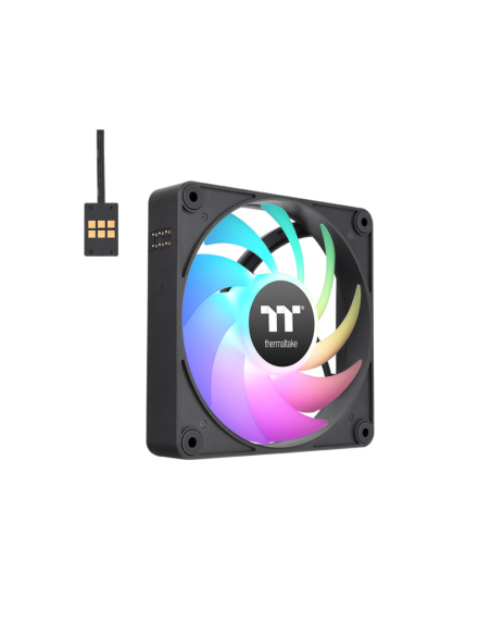 Thermaltake CL-F182-PL14SW-A sistema de refrigeración para ordenador Carcasa del ordenador Ventilador 14 cm Negro 3 pieza(s)