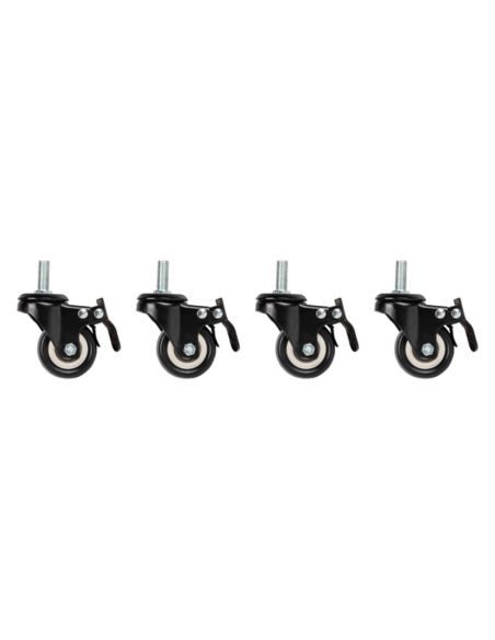 Lanberg AK-1601-B accesorio de bastidor Ruedas giratorias