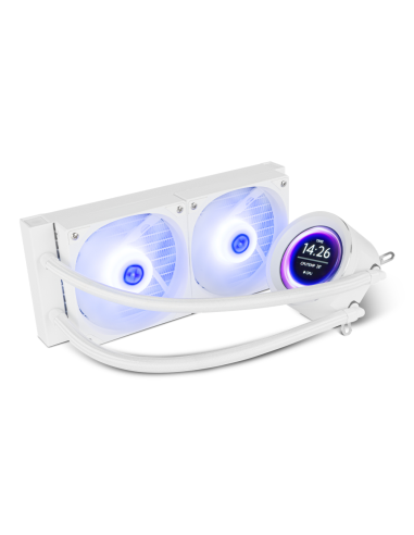 NOX Hummer X-240 LCD Procesador Refrigerador de aire 12 cm Blanco 1 pieza(s)