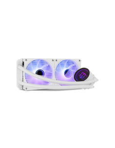 NOX Hummer M-240 ARGB Procesador Sistema de refrigeración líquida todo en uno 12 cm Blanco