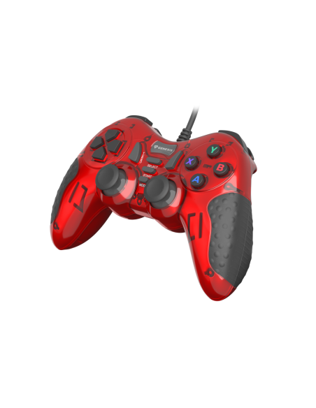 GENESIS MANGAN 200 Rojo USB 2.0 Gamepad Analógico/Digital PC
