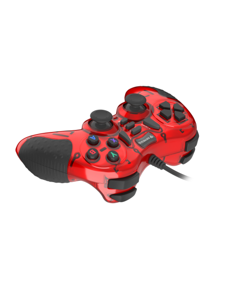GENESIS MANGAN 200 Rojo USB 2.0 Gamepad Analógico/Digital PC