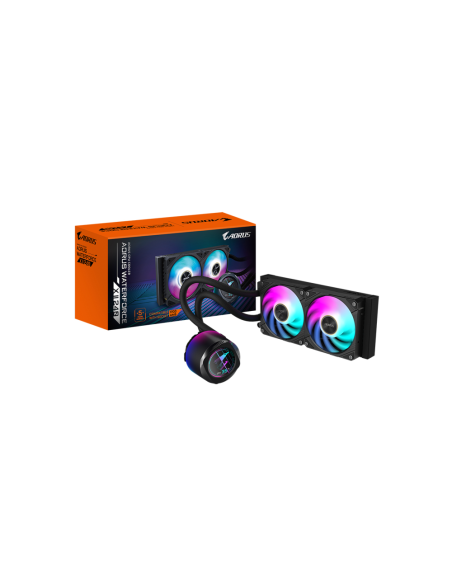 GIGABYTE AORUS WATERFORCE X II 240 Procesador Sistema de refrigeración líquida todo en uno 12 cm Negro