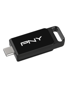 PNY Elite unidad flash USB 64 GB USB Tipo C 3.2 Gen 1 (3.1 Gen 1) Negro